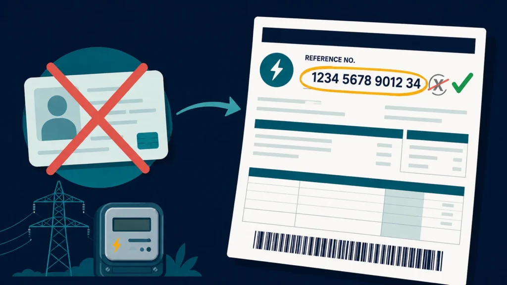 Why GEPCO bill check by CNIC does not work and the 14-digit reference number does